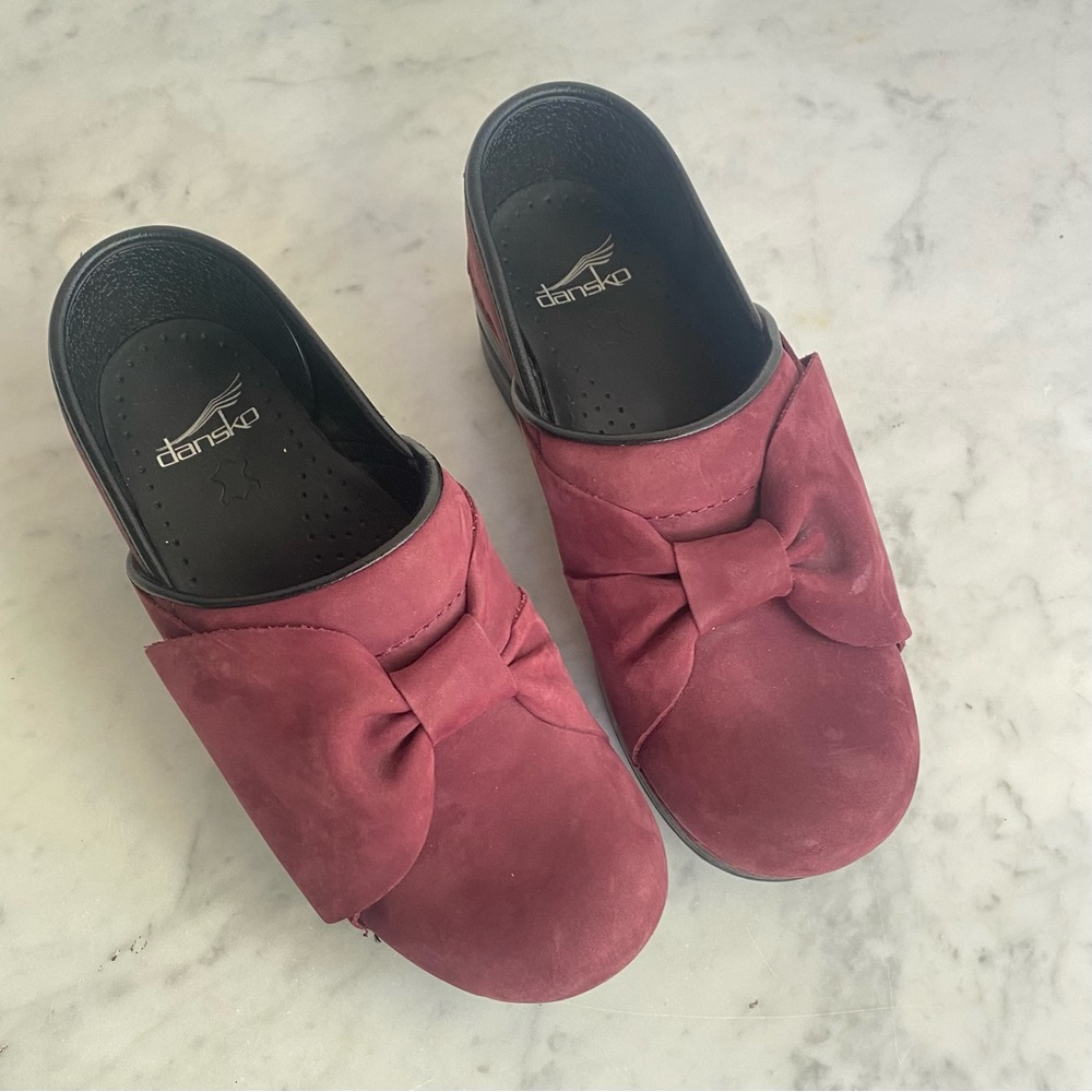 Dansko Wine Nubuck Pro Bow EU 37, US 6.5 - 7
